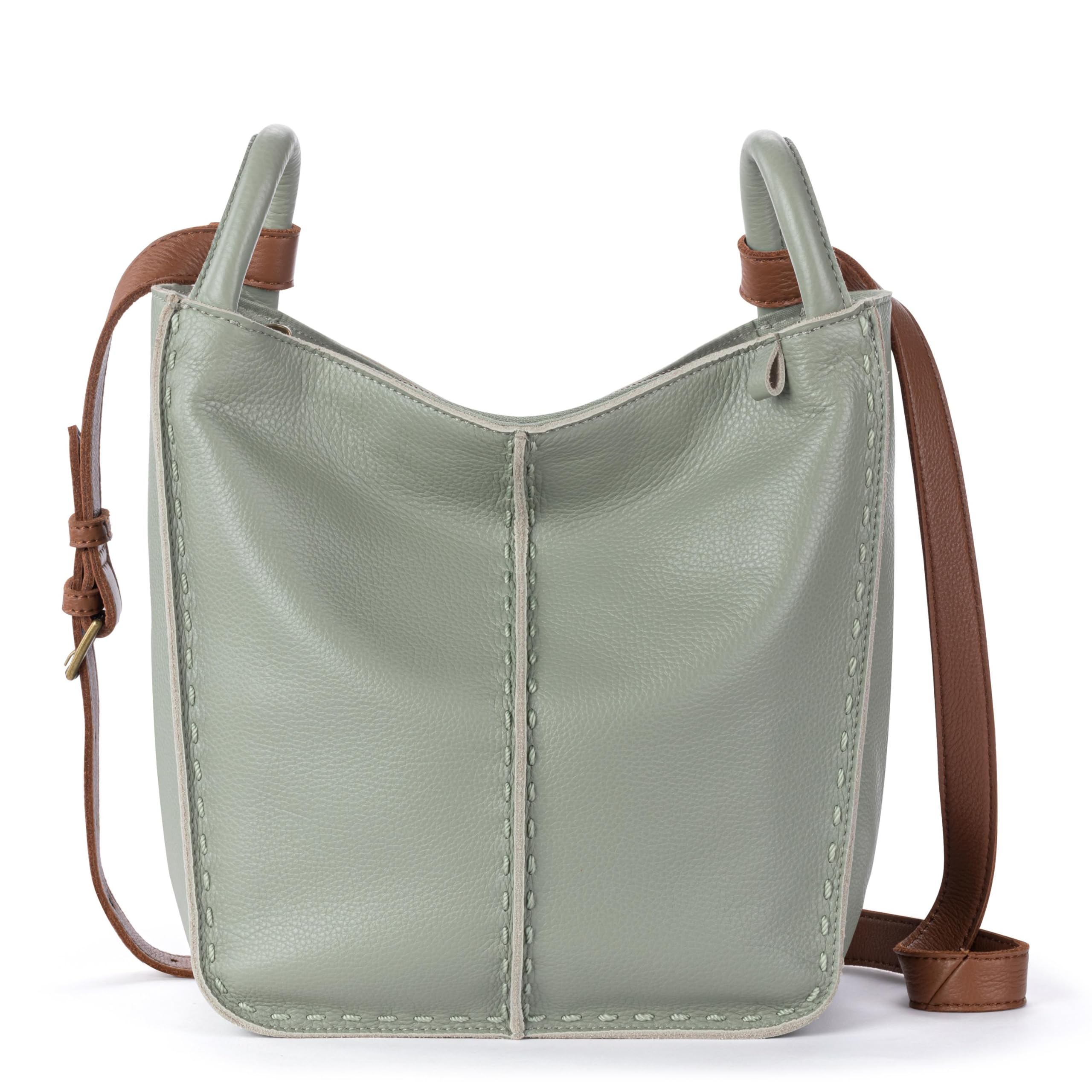 Bolsa crossbody de couro Sak Los Feliz, grande, forrada e com alça única ajustável