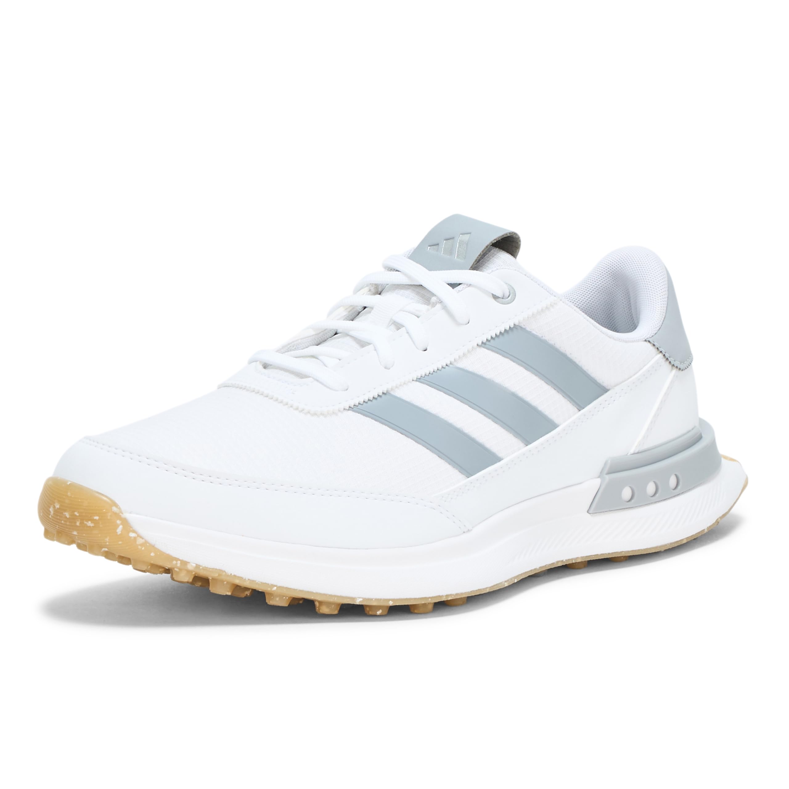 Amazon.com | Adidas S2G 24 tênis sem travas, branco calçado/prata halo/goma 4, 12 | Golfe
