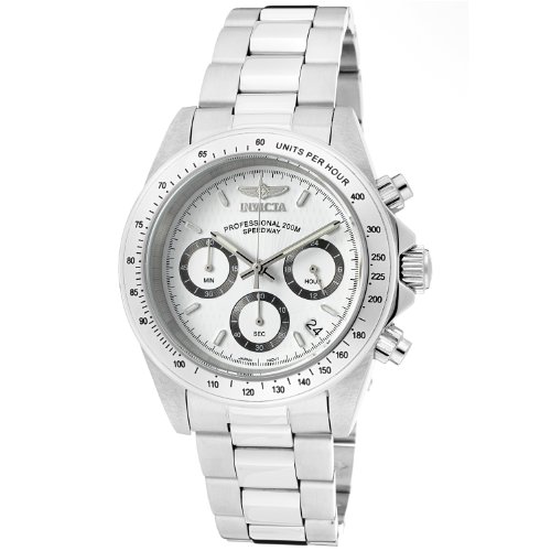 Relógio masculino de quartzo Invicta, display analógico e pulseira de aço inoxidável 9211: compre online pelo melhor preço