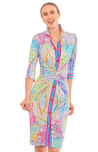 Gretchen Scott Designer Feminino - Vestido Twist & Shout - Grand Bazaar, Brights, XXL: compre online em B