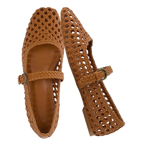 Amazon.com | CUSHIONAIRE sapatilhas femininas Windsor em tecido com alça ajustável – confortável Mary Jane Ba