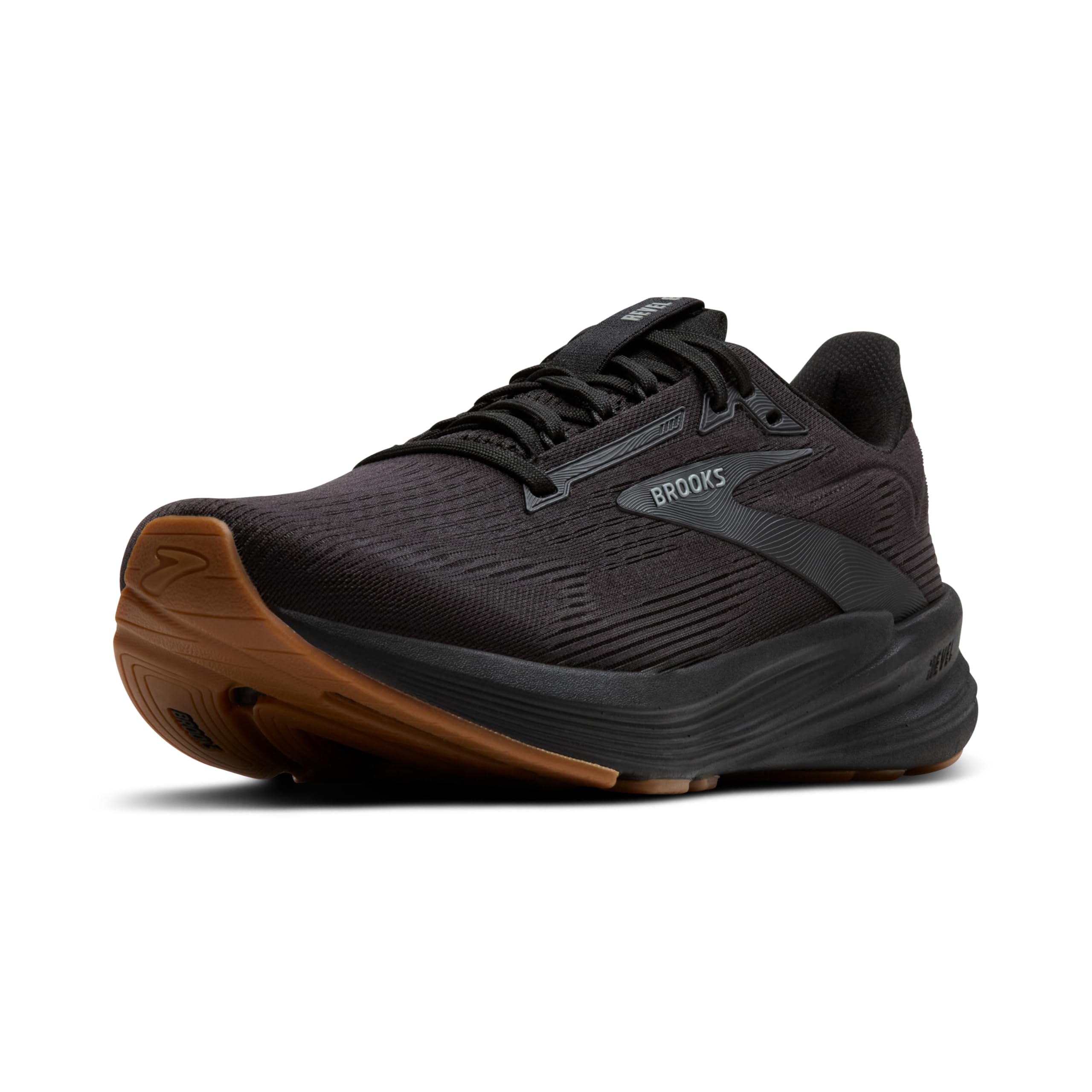 Amazon.com | Tênis Brooks Revel 8 Masculino Neutro para Corrida e Caminhada - Preto/Preto - 11 Médio | Estrada Ru